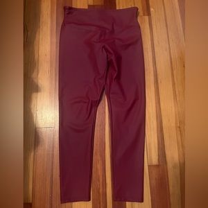 Yummie Faux Leather Shaping Legging (XL) EUC